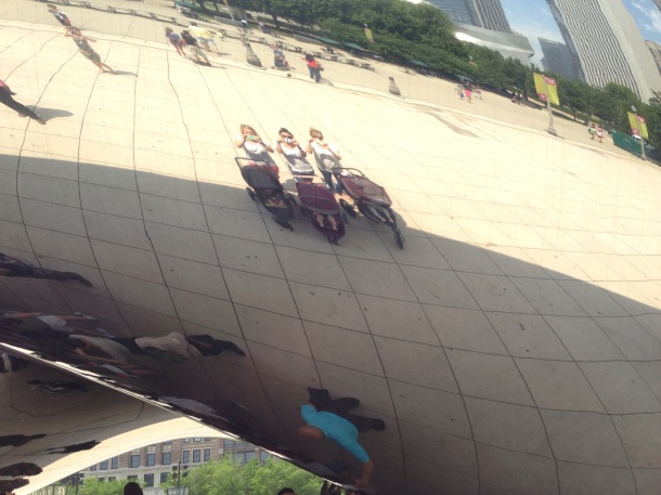 Last time I was in Chicago at the Bean. 